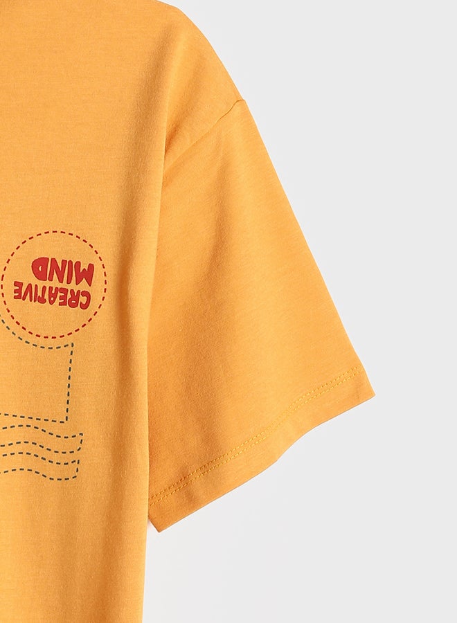 LC WAIKIKI Boys' Crew Neck Printed Jersey Summer SS T-Shirt - Image 3