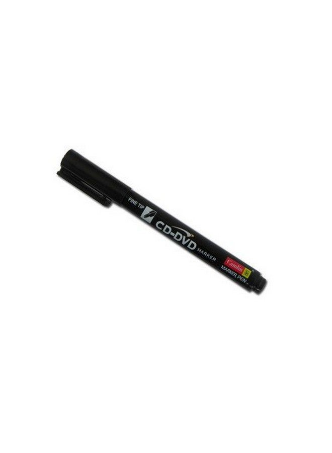 Camlin CD - DVD Black Marker - Pack of 10 - Image 1