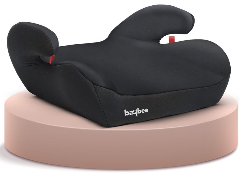 Baybee Kids Booster Car Seat for Baby Portable Lightweight Travel Car Seat with Removable Cover, Comfort, Compact and Easy to Use | Suitable for Toddler 4-12 Years Boys Girls (Black) - Image 1