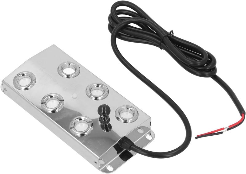 Aramox Water Pond Fogger Stainless Steel 6 Heads Quiet Fog Maker for Garden Landscape DC45-48V, Pond Fog for Landscape Garden - Image 4