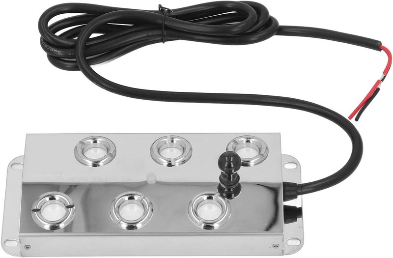 Aramox Water Pond Fogger Stainless Steel 6 Heads Quiet Fog Maker for Garden Landscape DC45-48V, Pond Fog for Landscape Garden - Image 3
