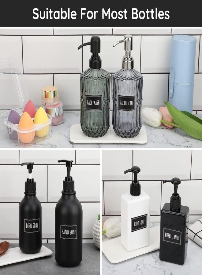 Segbeauty Soap Dispenser Waterproof Labels, 36 Packs Self-Adhesive Minimalist Labels Stickers for Bottles, Farmhouse Bathroom Kitchen Laundry Removable Cleaning Label for Shampoo Dish Soap Deter-Gent - Image 5