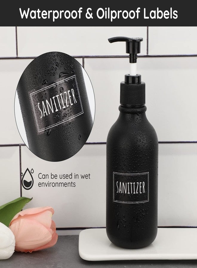 Segbeauty Soap Dispenser Waterproof Labels, 36 Packs Self-Adhesive Minimalist Labels Stickers for Bottles, Farmhouse Bathroom Kitchen Laundry Removable Cleaning Label for Shampoo Dish Soap Deter-Gent - Image 3