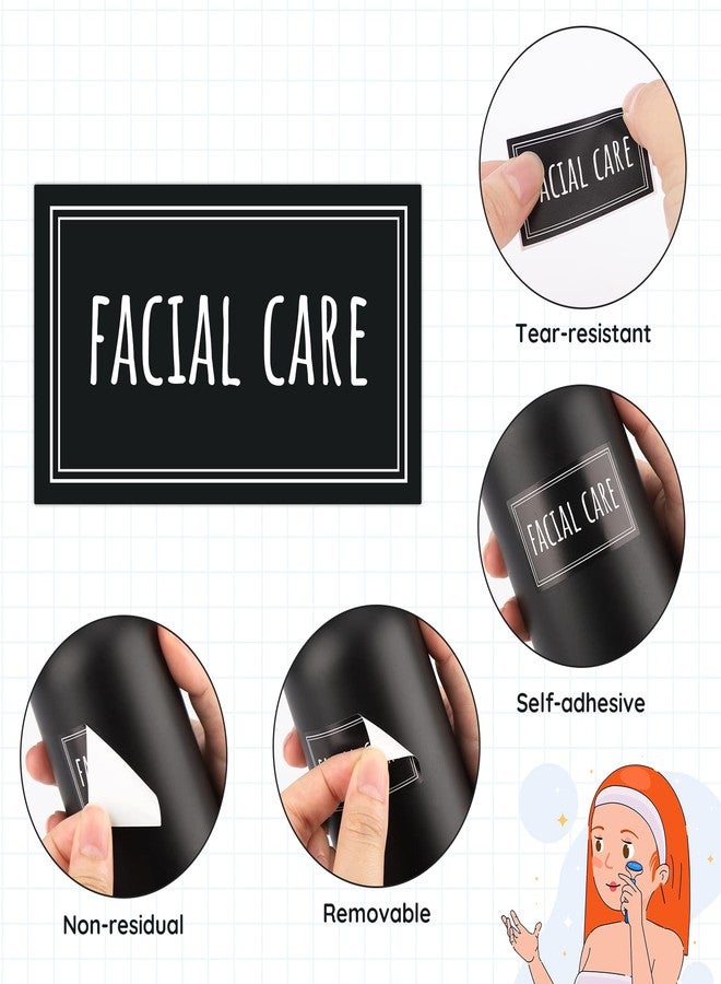 Segbeauty Soap Dispenser Waterproof Labels, 36 Packs Self-Adhesive Minimalist Labels Stickers for Bottles, Farmhouse Bathroom Kitchen Laundry Removable Cleaning Label for Shampoo Dish Soap Deter-Gent - Image 4