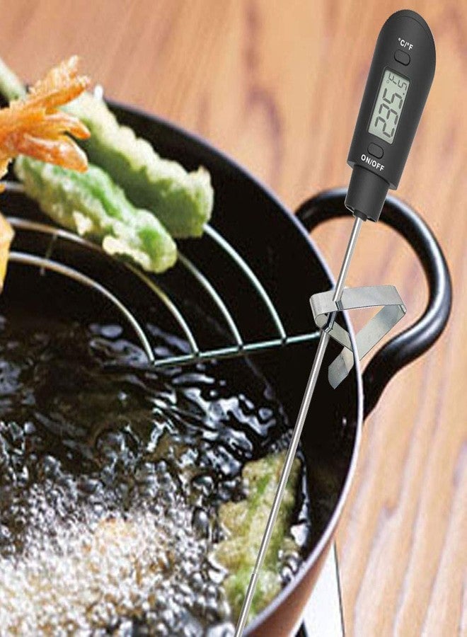 Efeng Candy Spatula with Thermometer Built in and Pot Clip - Fast Instant Read Digital Spatula Thermometer for Candy Making,Chocolate,jams,syrups with BPA Free Silicon Spatula - Image 5