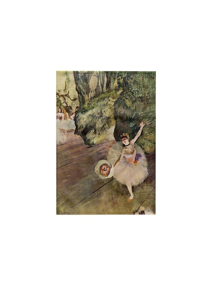 3DROSE "Edgar Degas Painting Take a Bow of Ballerinas Towel, Polyester/Cotton, White, 15 x 22-Inch - Image 1
