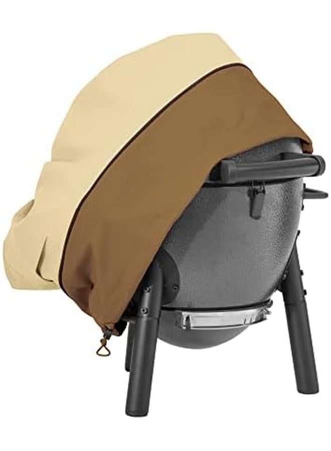 كلاسيك أكسيسوريز الشرفة مقاومة للماء 21 بوصة كامادو البسيطة السيراميك شواء غطاء الشواية غطاء الشواية غطاء الشواية للخارجية غطاء شواء شواء - Image 4