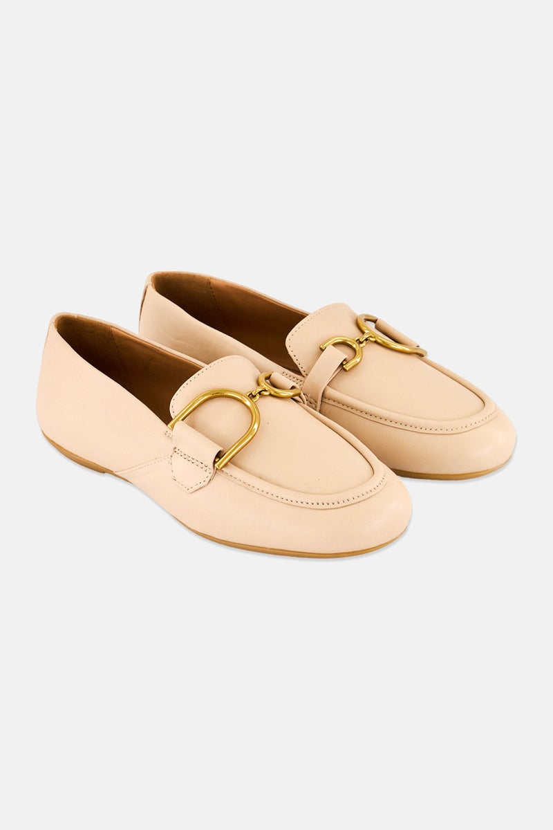 GEOX Women D Palmaria Slip On Flats, Tan  - Image 1