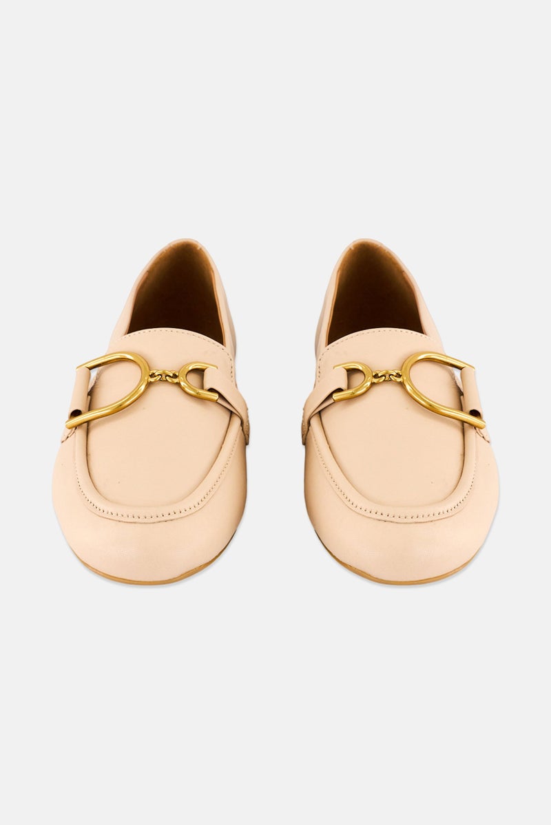 GEOX Women D Palmaria Slip On Flats, Tan  - Image 4