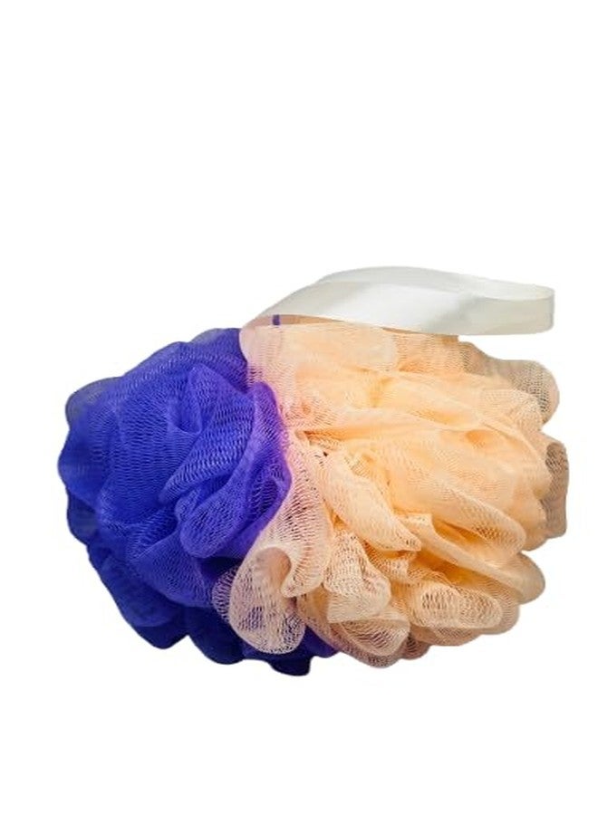 RAPIDO Dual-Colour Bath Loofah | Bath Loofah Sponge Scrubber | Premium Mesh Sponge Set (Blue, Pack of 2) - Image 3