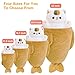 Ditucu 157 inch Taiyaki Cat Plush Pillow Cute Kitten Inside Fish 2 in 1 Soft Stuffed Animal Plushies Toys with Outfit Sleeping Doll Gifts for Girls Boys - Image 4