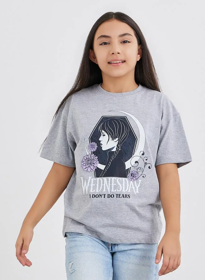 Styli Styli Graphic Print Short Sleeve T-Shirt