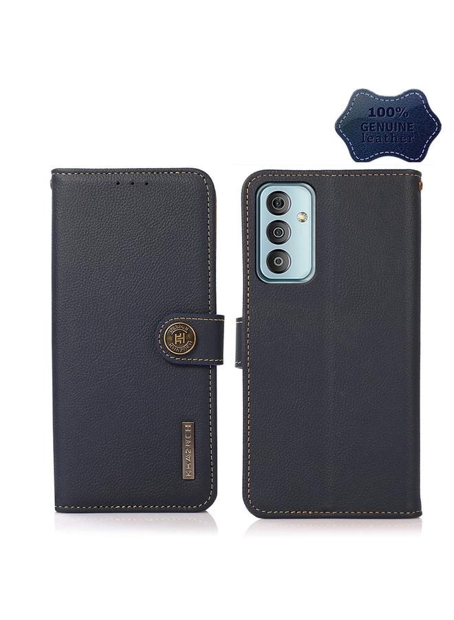 اس-توب حافظة لهاتف سامسونج جالاكسي F23 / M23 - حافظة هاتف RFID من KHAZNEH من الجلد الطبيعي - Image 1