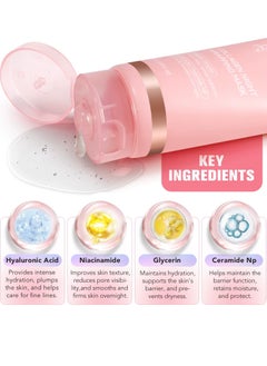 IKZEE Collagen Night Wrapping Mask 75ml Collagen Sleeping Mask Collagen Facial Mask for Elasticity and Hydration Moisturizing Deep Overnight Wrapping Collagen Peel Off Facial Mask for Skin Care  - Image 3