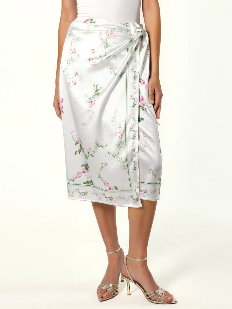 هيكاب Satin Wrap Skirt