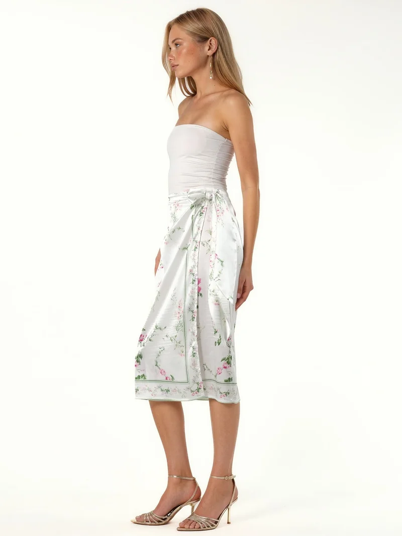 هيكاب Satin Wrap Skirt