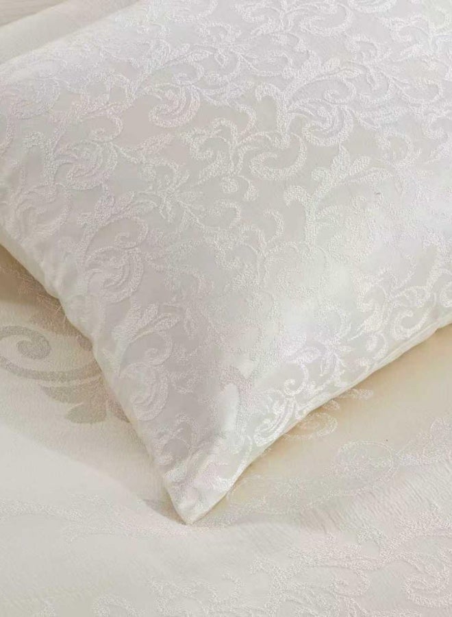 INREST Brocade Single Comforter Set 170 × 230 cm – Luxury 5 Pieces Jacquard Embroidered Bedding Set - Image 2