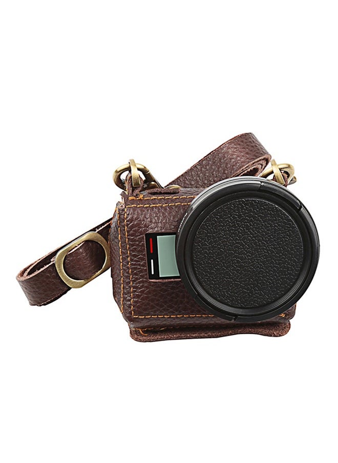 NIBEMINENT Clip-on Protective Case With UV Filter Lens Cover For GoPro Hero 5 Action Camera Brown  - Image 1