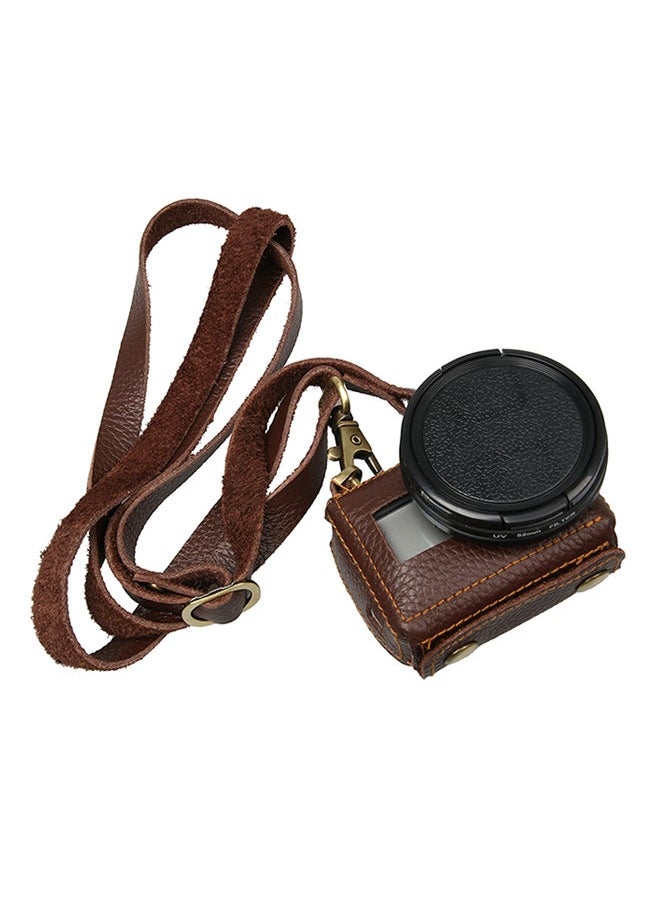 NIBEMINENT Clip-on Protective Case With UV Filter Lens Cover For GoPro Hero 5 Action Camera Brown  - Image 2