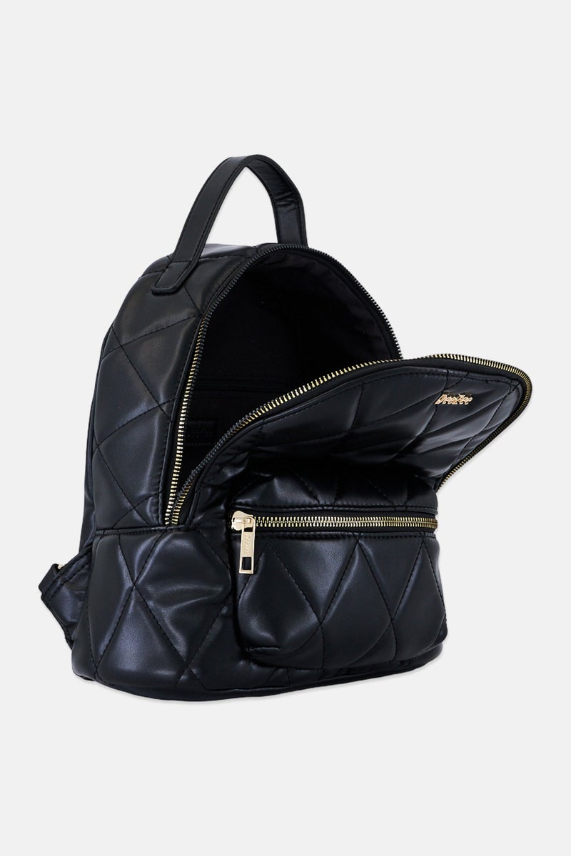 Deezee Women Brand Logo Backpack, Black - Image 3