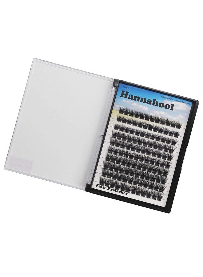 Hannahool 120Pcs D Curl Individual Wide Stem Cluster Diy Eye Lashes Extensions Mixed 10 12 14 16Mm/14 16 18Mm/12 14 16Mm Makeup Dramatic Volume Lashes (Mixed 12 14 16Mm) - Image 5