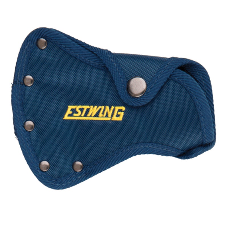 ESTWING Camper's Axe - 14" USA Made Blue Hatchet with Tent Stake Puller & Shock Reduction Grip - E6-25A - Image 4