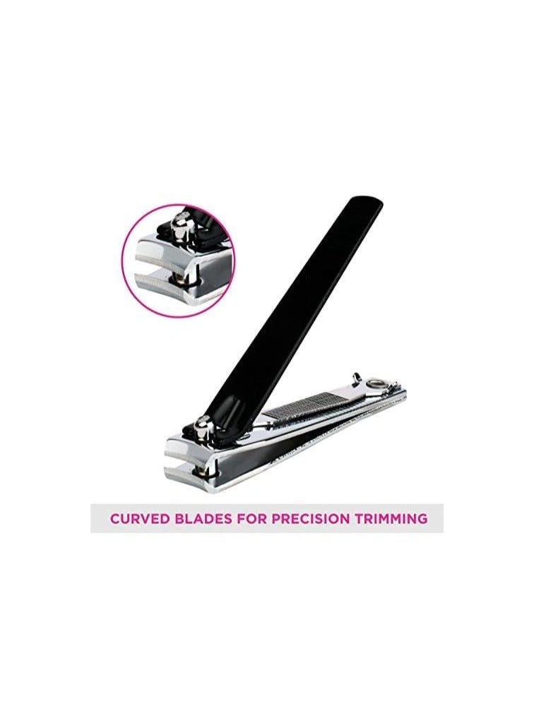 MARIO DRAFTS Safety Nail Clippers Set, 12-Pack, Multi-Colour Collection with Chain - Image 4