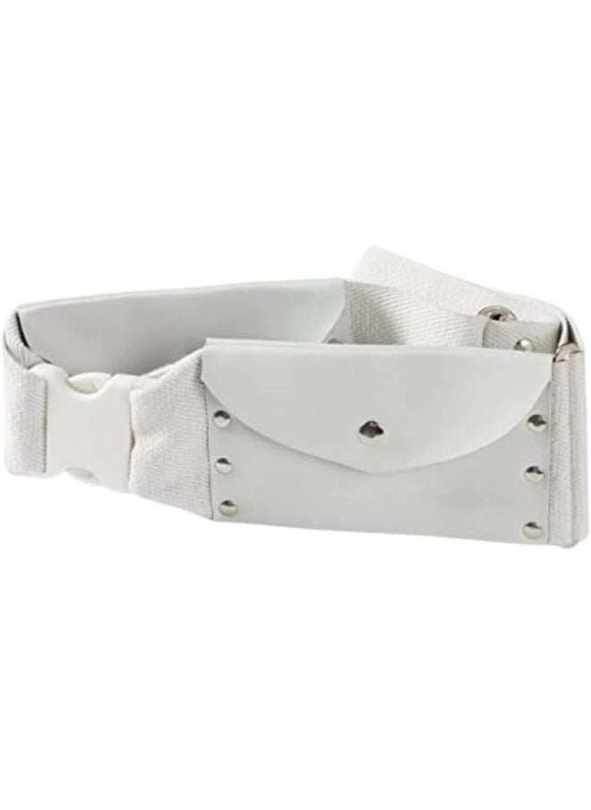 MYK Hajj umrah Ihram Non Stitch waterproof White Belt  - Image 3