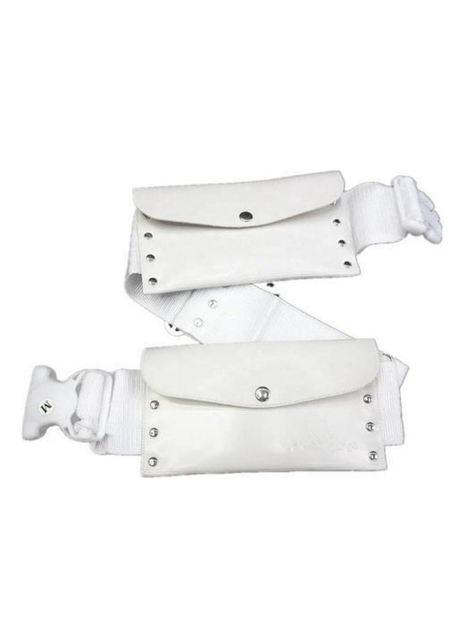 MYK Hajj umrah Ihram Non Stitch waterproof White Belt  - Image 4