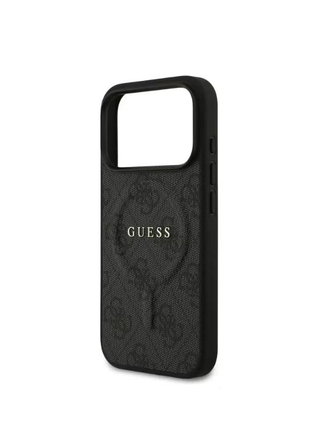 GUESS iPhone 17 Pro Max Guess MagSafe PU Leather Case With Classic Logo -BLACK - Image 2