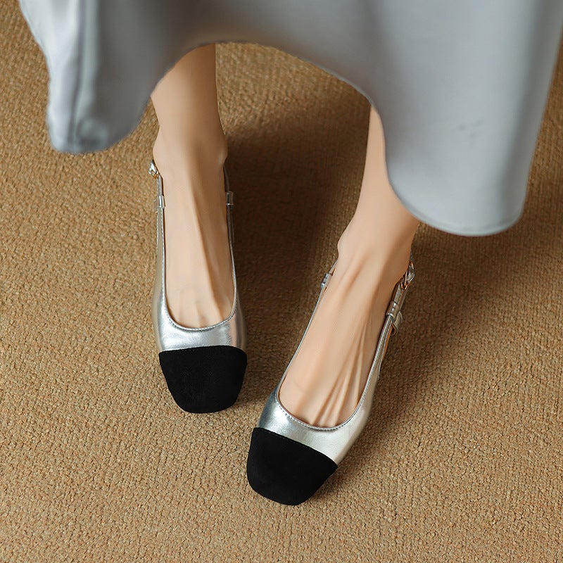 Supply 2023 Casual Low Heel Women'S Shoes 31-43 Size Code Stitching Toe Sandals Women - Image 3