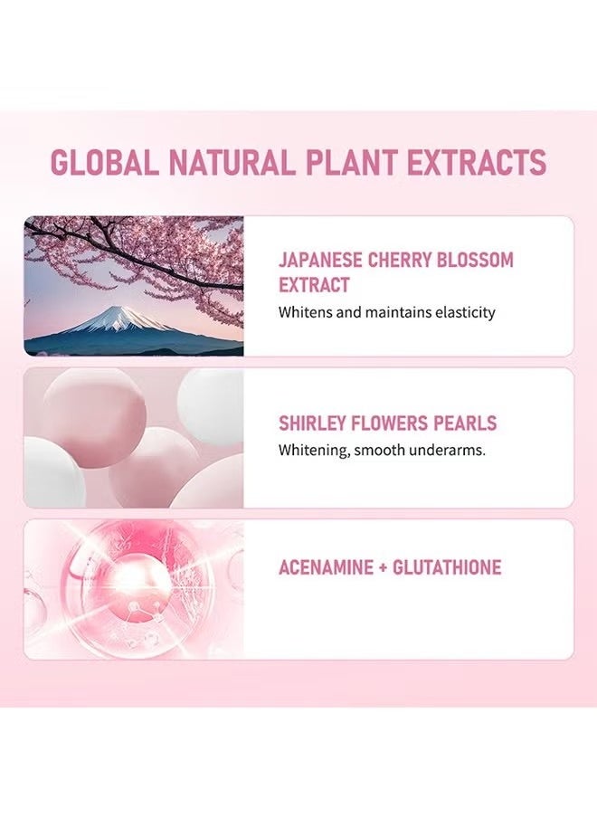LUNOON Sakura Pearl Capsules Gluta Brightening Underarm Cream, Sakura Underarm Whitening Cream, Sakura Pearl Capsule, Brightening Booster Sakura Pearl Capsules, Sakura Gluta Brightening Underarm Cream  - Image 3