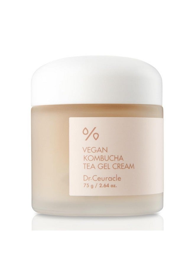 leegeehaam Dr.Ceuracle Vegan Kombucha Tea Gel Cream (75g / 2.64 oz) - Hydrating, Nourishing Korean Skincare with Vegan Fermented Black Tea Complex - Image 1