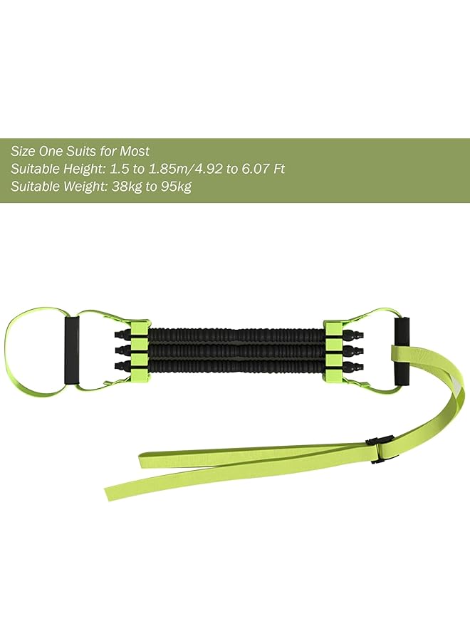 KASTWAVE Pull Up Assistance Bands Elastic Adjustable Strength Training Resistance Band Anti Slip Heavy Duty Chin Up Exercise Pull Up Assist Bands Green - Image 2