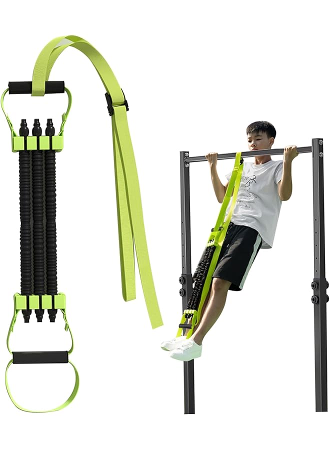 KASTWAVE Pull Up Assistance Bands Elastic Adjustable Strength Training Resistance Band Anti Slip Heavy Duty Chin Up Exercise Pull Up Assist Bands Green - Image 4