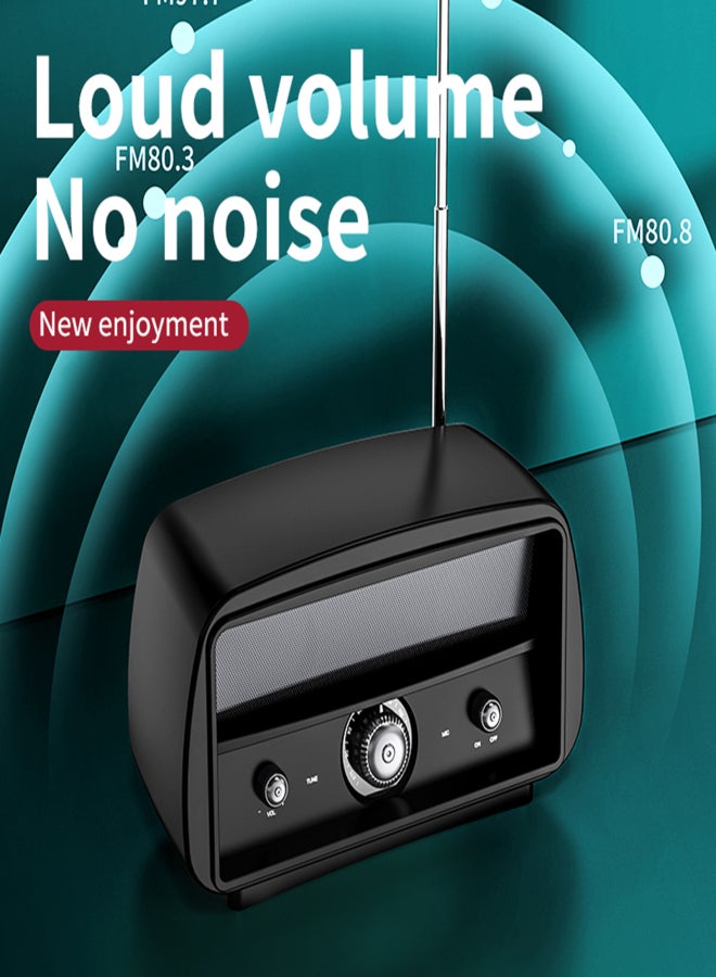 مكبر صوت لاسلكي JY-68 بتقنية بلوتوث، راديو FM، مضخم صوت، بطارية 1500 مللي أمبير، مشغل موسيقى ستيريو، ساعة، صوت ستيريو ثلاثي الأبعاد، صوت محيطي جهير، منفذ صوت 3.5 ملم، منفذ بطاقة ذاكرة TF لأجهزة الكمبيوتر، اللابتوب، الهواتف الذكية، الأجهزة اللوحية، مشغلات MP3 وMP4 - Image 5