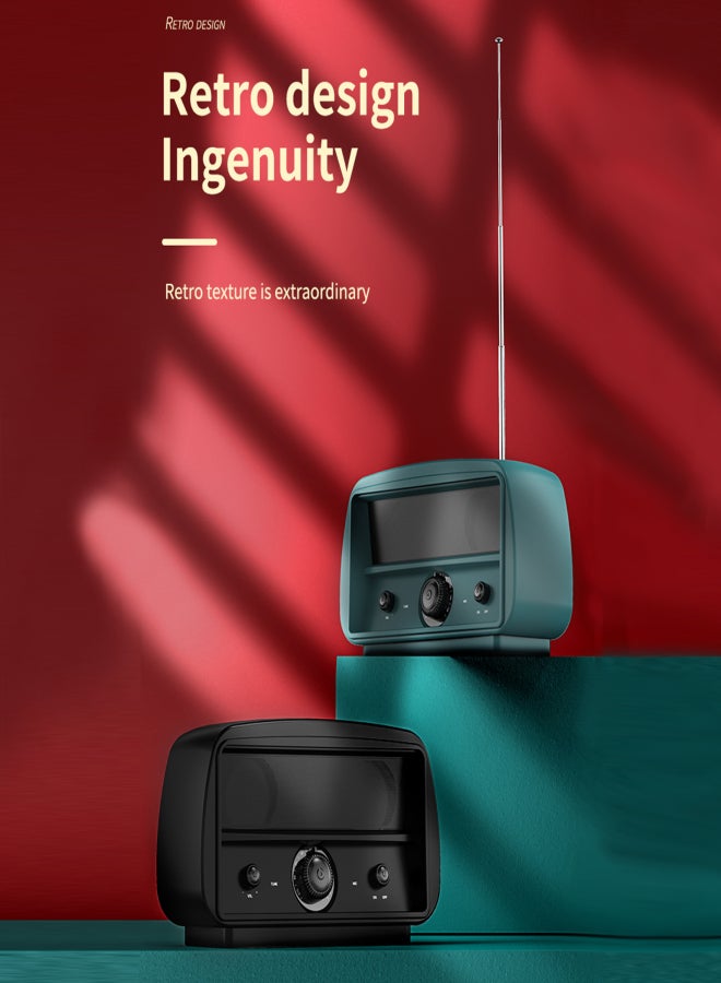 مكبر صوت لاسلكي JY-68 بتقنية بلوتوث، راديو FM، مضخم صوت، بطارية 1500 مللي أمبير، مشغل موسيقى ستيريو، ساعة، صوت ستيريو ثلاثي الأبعاد، صوت محيطي جهير، منفذ صوت 3.5 ملم، منفذ بطاقة ذاكرة TF لأجهزة الكمبيوتر، اللابتوب، الهواتف الذكية، الأجهزة اللوحية، مشغلات MP3 وMP4 - Image 2