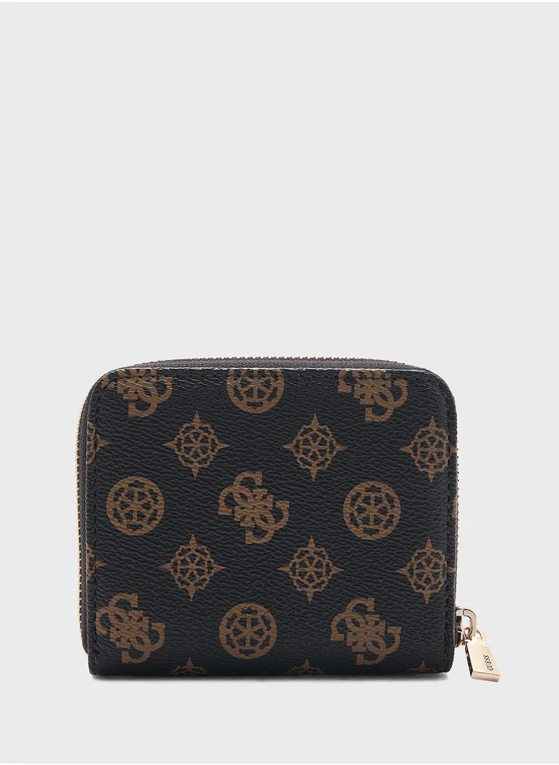 GUESS Laurel Slg Small Zip Around Wallet