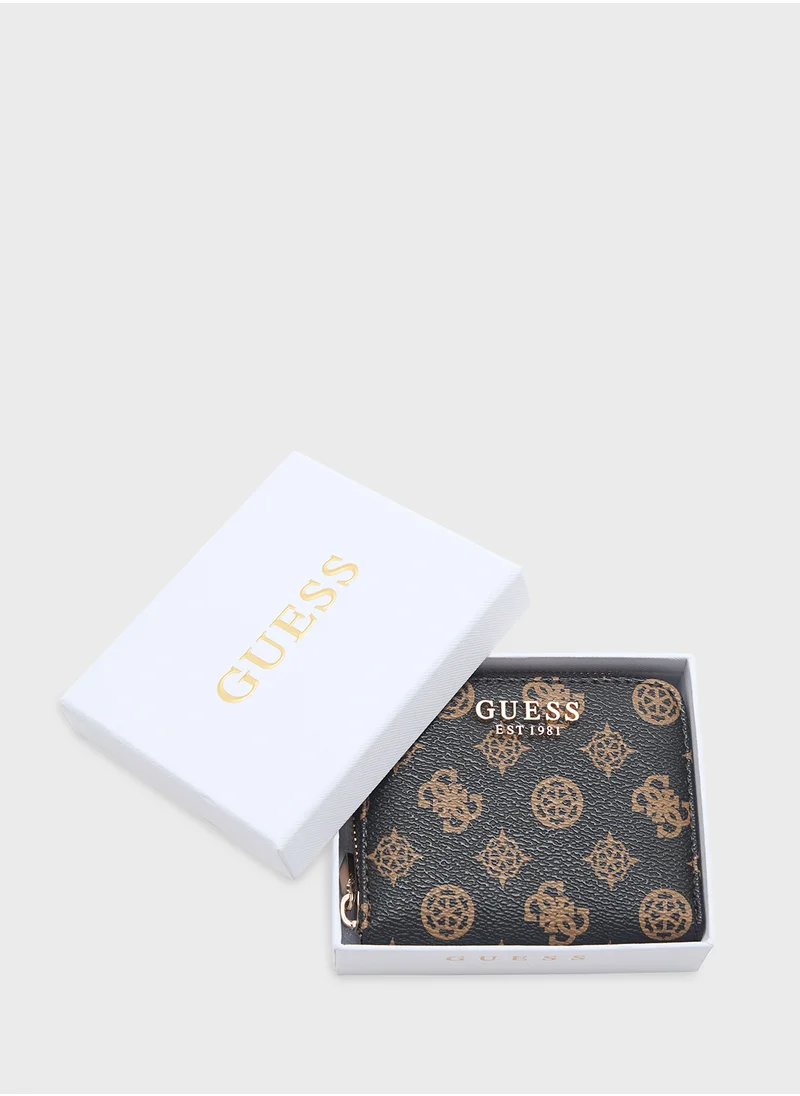 GUESS Laurel Slg Small Zip Around Wallet