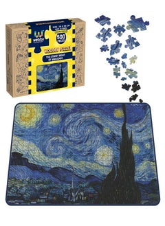 Webby The Starry Night By Van Gogh Wooden Jigsaw Puzzle, 500 Pieces - Kid  - Image 2