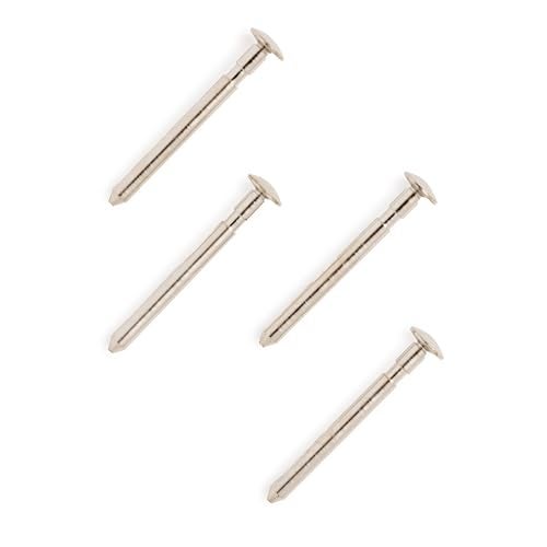 Pinewood Pro PRO Steel Super Speed Axles | Set of 4 | Two Grooves per axle for Reduced Friction | Slightly Oversized to Reduce Wobble | Polished and Nickel Plated for Speed - Image 1