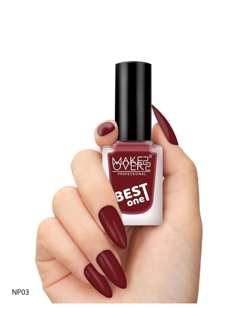 ميك اوفر22 طلاء اظافر بيست ون - NP003