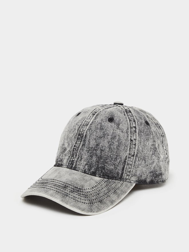 Styli Styli Acid Wash Denim Baseball Cap  - Image 5