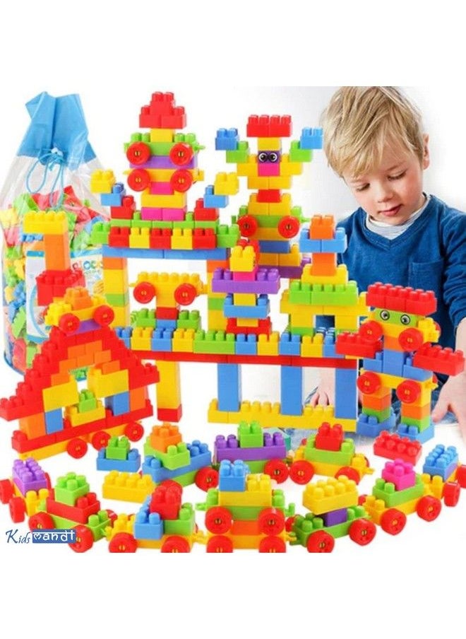 Kids Mandi - 88 Pcs Building Blocks;Interlocking Blocks;Play Blocks;Building Blocks;Learning Blocks Creative Blocks And Learning Educational Toy Set For Kids Of + 3 Years - Image 1