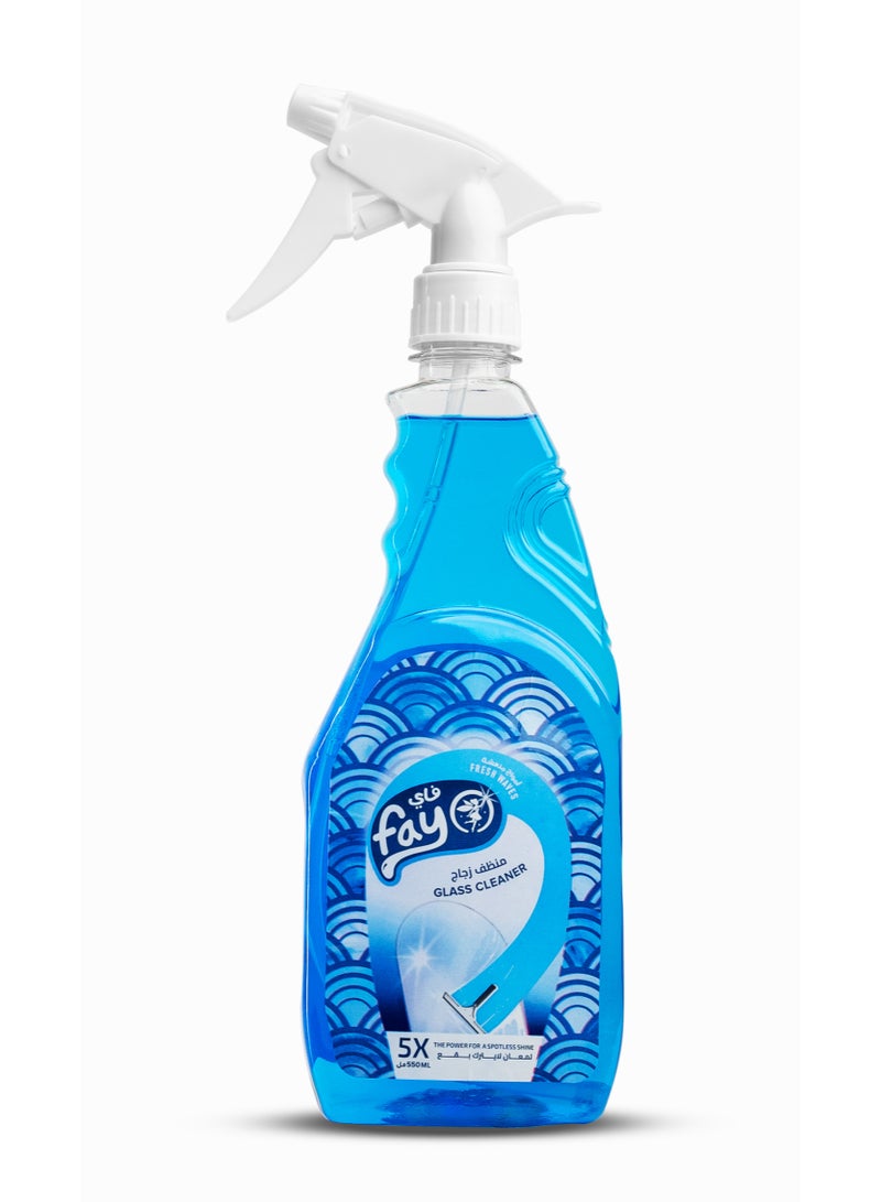 Fay Glass Cleaner-Fresh Waves 550 ml - Image 1