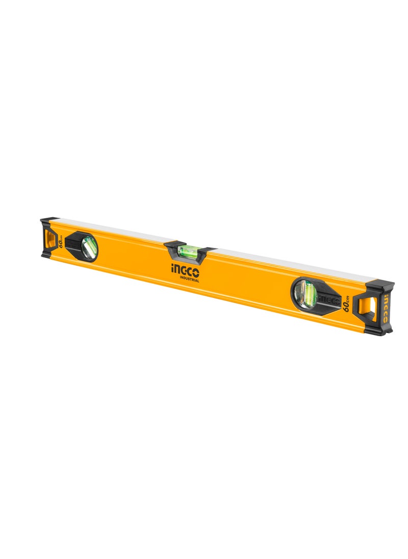 INGCO INGCO Spirit Level HSL08060 – 60 cm Aluminium Level with 3 Vials (0.5 mm/m Accuracy)  - Image 2