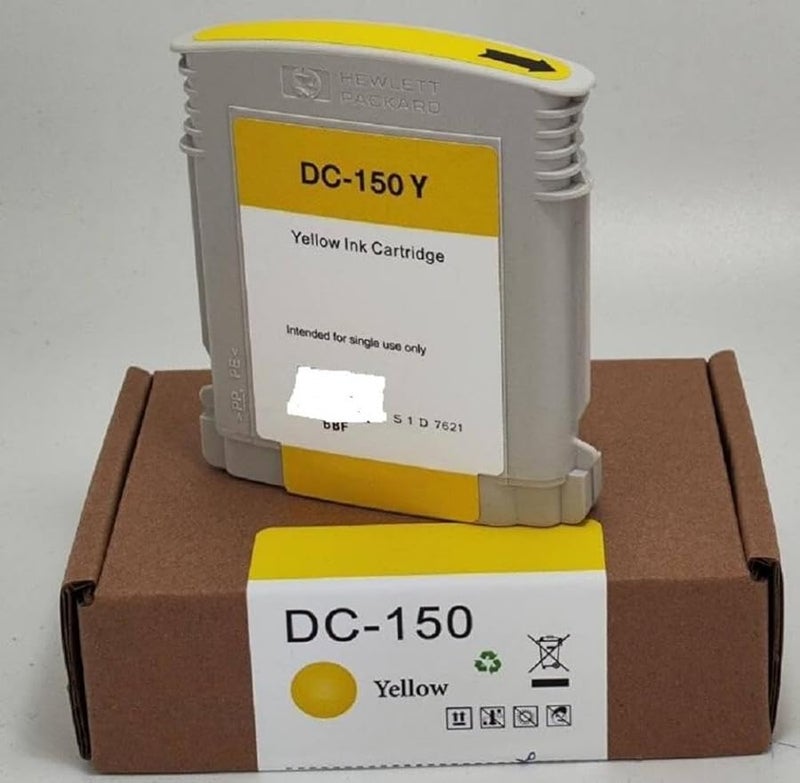 DC 150 Y Ink Cartridge Compatible with DILETTA 600i 700i 800i Series Printer Supplies - Image 2