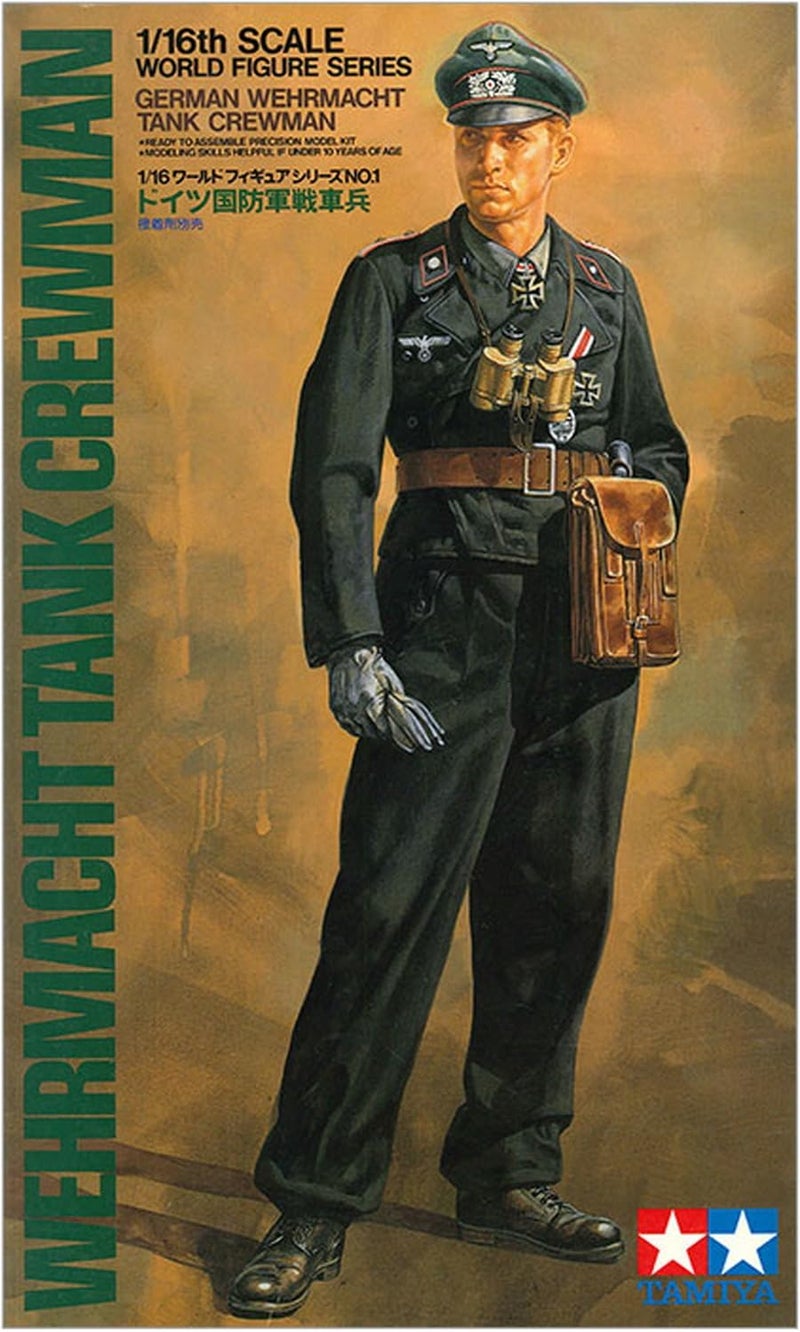 Tamiya 1:16 WWII German Tanker Figure Model Kit - Image 2