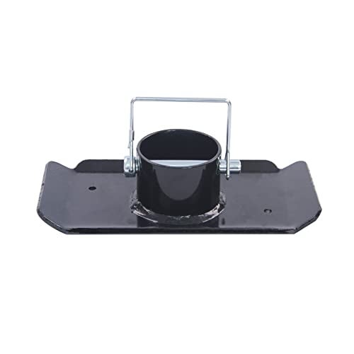 TOWKING 5000lbs Trailer Jack Foot Plate with Pin Base Black