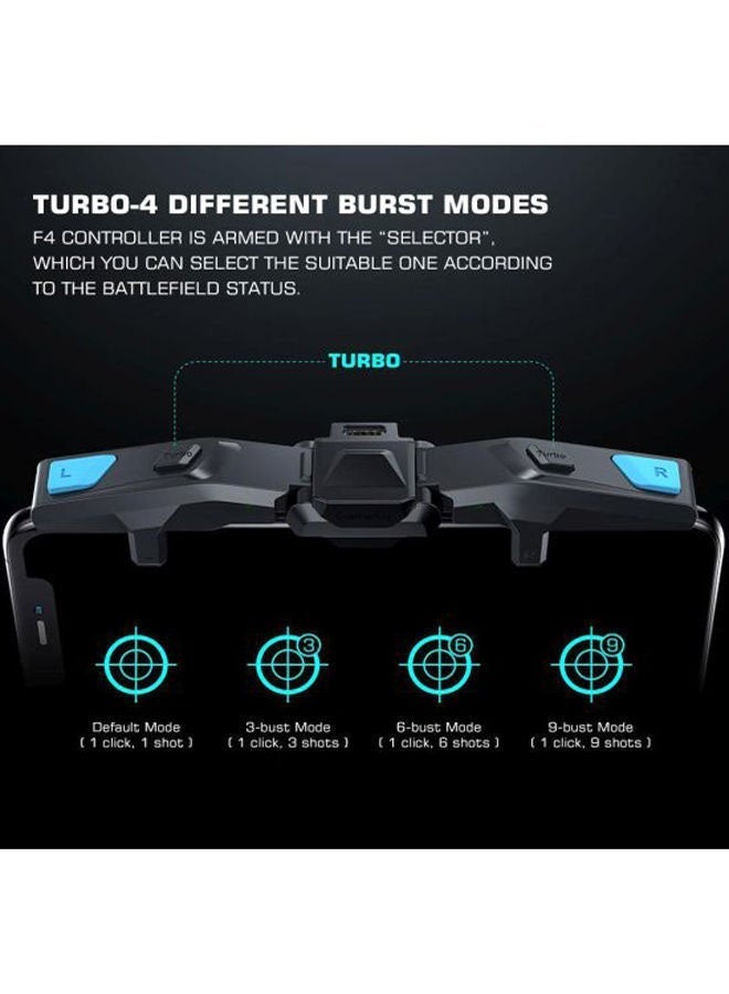 Gravity F4 Mobile Gaming Joystick Wireless Controller ‚Äì Ergonomic Bluetooth Gamepad for Android & iOS Smartphones, Compatible with Popular Mobile Games, Easy Setup, Portable Design for Precise Control and Enhanced Gaming Experience on the Go - Image 4